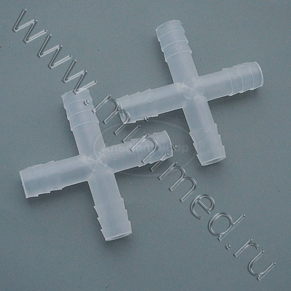 Переходник крестообразный, наружный диаметр 12 мм, п/п, Kartell, упаковка 10шт