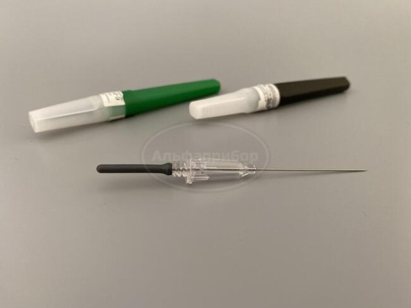 Игла двусторонняя APEXLAB с прозрачной камерой 22G*1 1/2 черная (100 шт.)