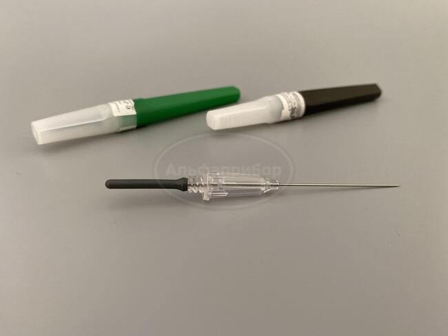 Игла двусторонняя APEXLAB с прозрачной камерой 22G*1 1/2 черная (100 шт.)