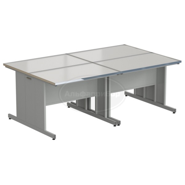 Стол островной 2424х1500х900 мм, раб. поверхность - Labgrade-лайт