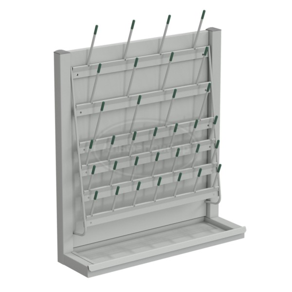 Сушилка 500x150x550 мм настенная, серый металл