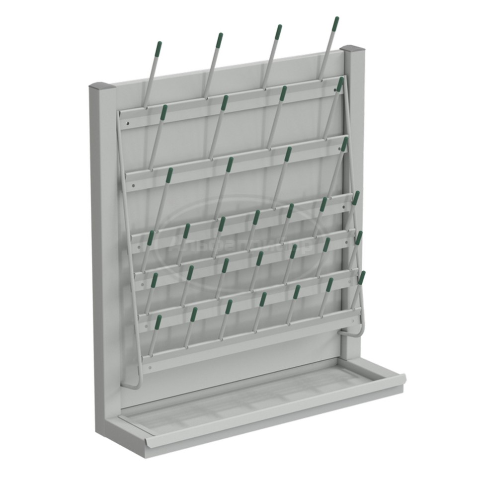 Сушилка 500x150x550 мм настенная, серый металл