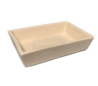 Лодочка зольности фарфоровая б/н (90х60 мм)