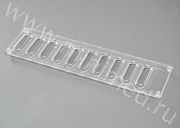 Планшет лабораторный (для определения групп крови) 10 лунок, п/с, упаковка 10шт, FL medical