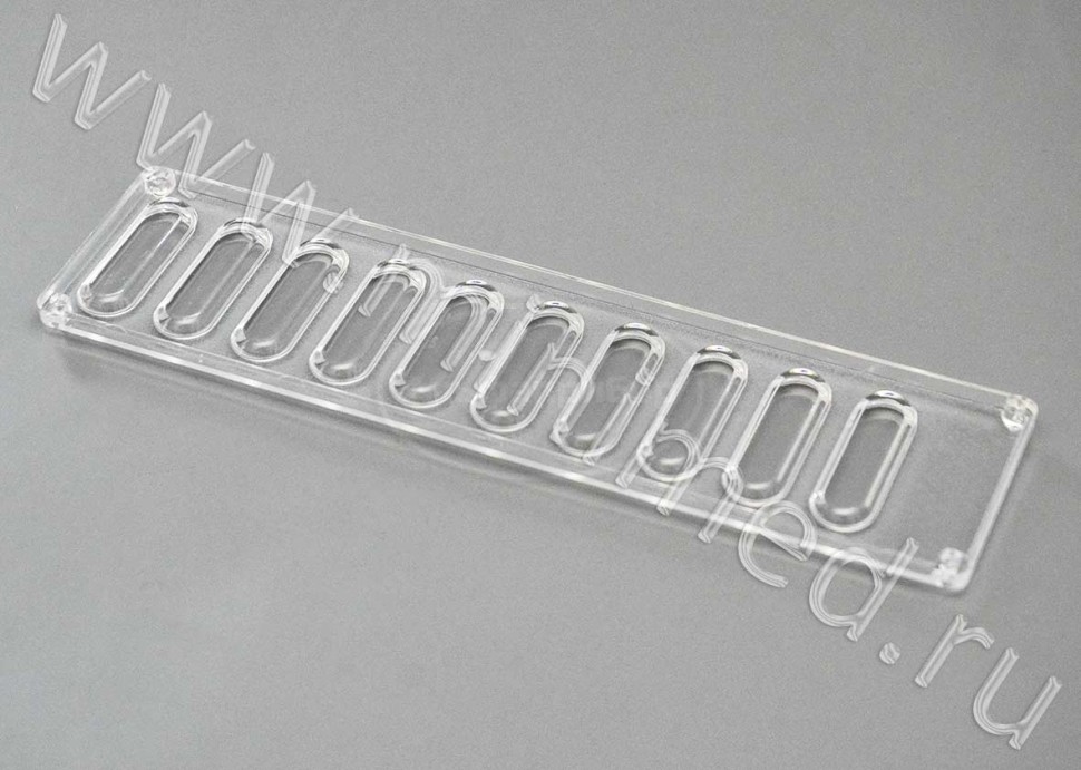 Планшет лабораторный (для определения групп крови) 10 лунок, п/с, упаковка 10шт, FL medical