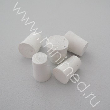 Пробка силиконовая №14 конусная, белая, без канала, BR-031, упаковка 100шт