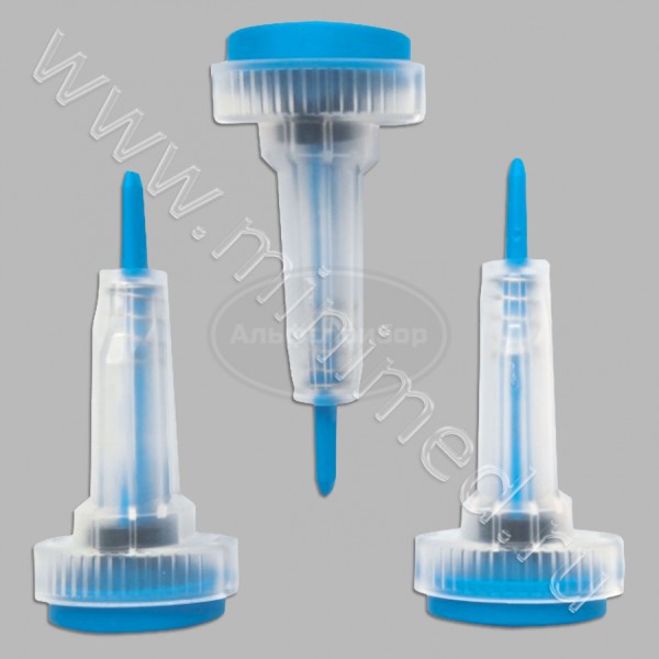 Ланцет Prolance Micro Flow, глубина прокола 1,6мм, игла 28G, голубой, упаковка 200шт