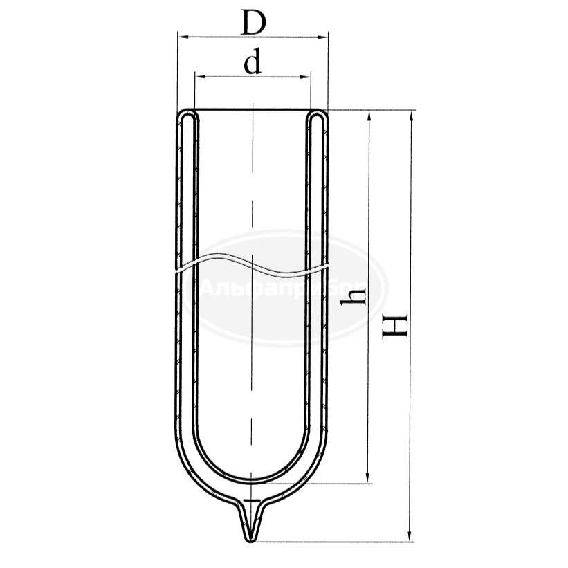 Сосуд Дьюара, эскиз 2-573-02