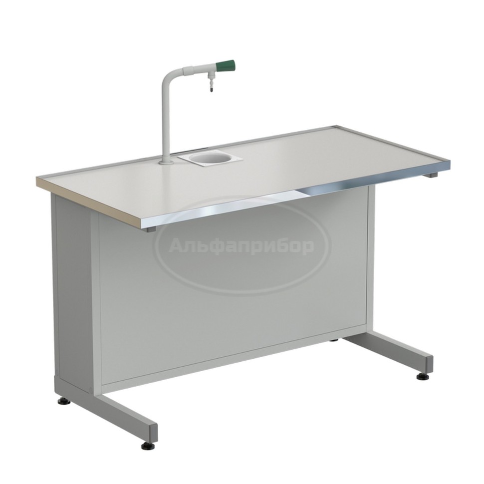 Стол ученический с подводом воды 1212х610х760 мм, раб. поверхность - Labgrade-лайт