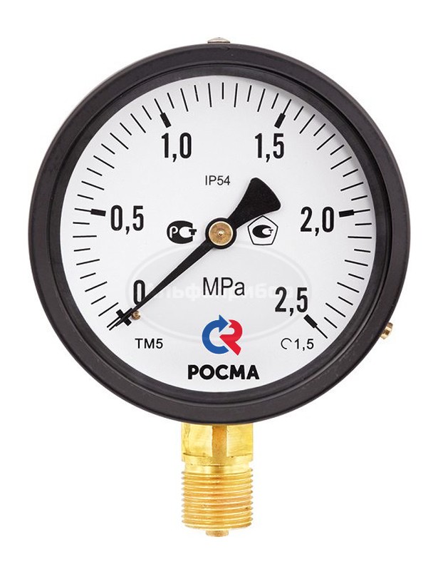 Манометр ТМ-510 IP54 (с повышенной пылевлагозащищенностью)