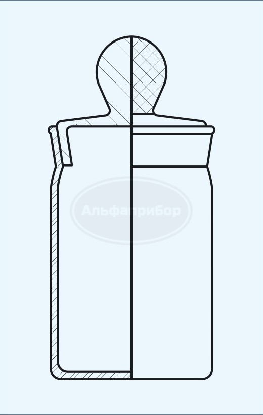 Бюкс 34мл (D=35 H=60мм) SJ 29/12, Technosklo