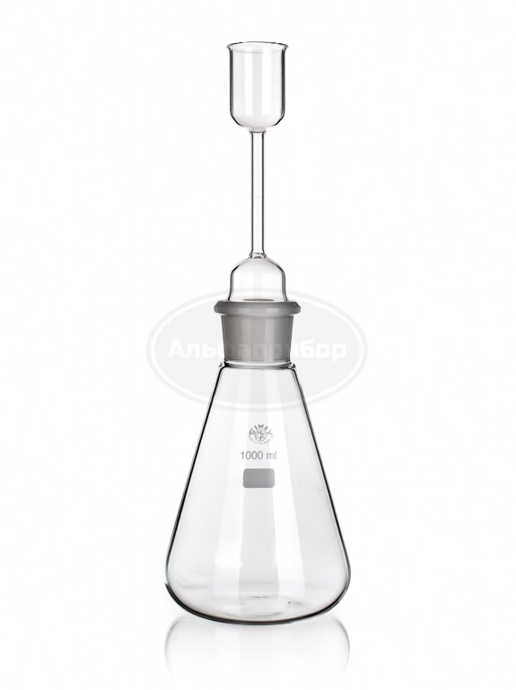 Пикнометр дорожный с насадкой и воронкой 500мл 1627, Simax