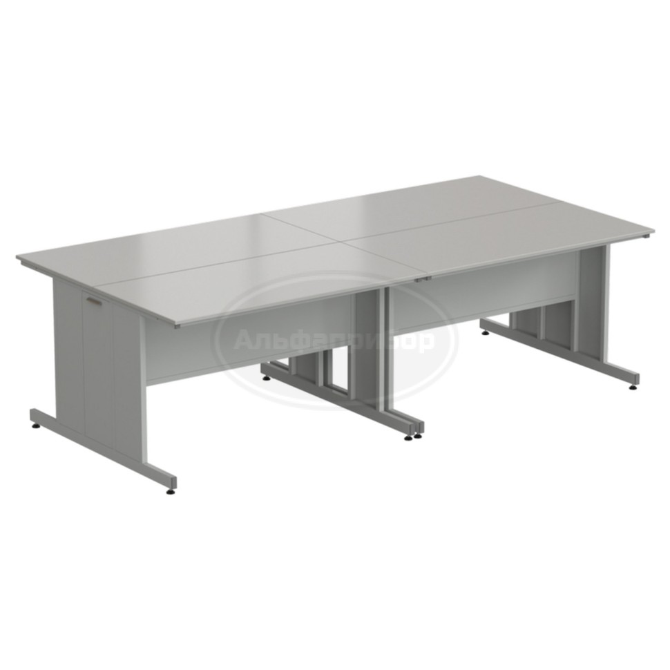 Стол островной 3000х1500х900 мм, раб. поверхность - Durcon