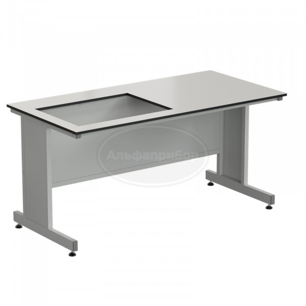 Приставка для весового стола 1500х750х750 мм, раб. поверхность - Labgrade (отверстие для весового стола слева)