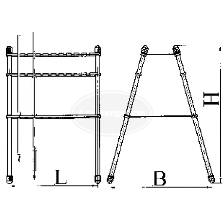 Подставка для пипеток (вертикальная) ГФ 6.150.151