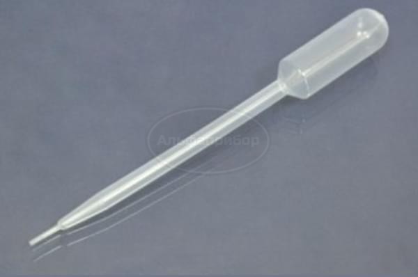 Пипетка Пастера 8.7 мл 147 мм, неградуированная, стерильная в индивидуальной упаковке (100 шт.)