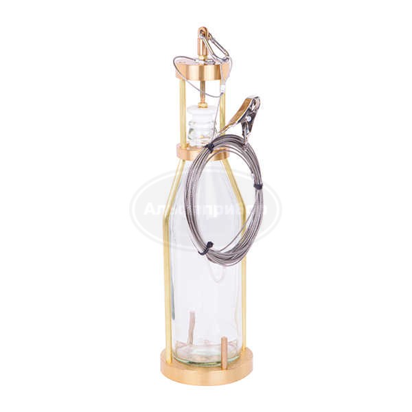 Пробоотборник ЭКРОС-1650 (ПЭ-1650) для отбора проб нефтепродуктов (бут. 0,5 л) с тросом 10 м