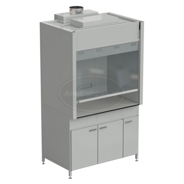 Шкаф вытяжной без подвода воды с ВЗБ светильником 1200х900х2145 мм, раб. поверхность - Labgrade