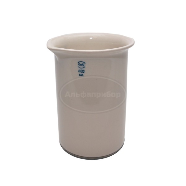 Стакан фарфоровый №6 600 мл 85х135 мм