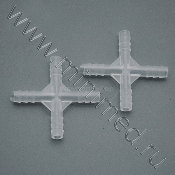 Переходник крестообразный, наружный диаметр 3,5 мм, п/п, Kartell, упаковка 10шт