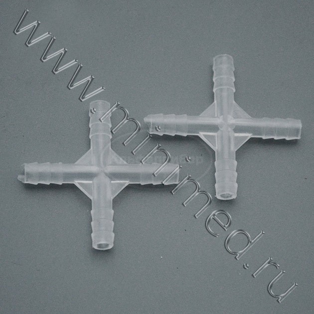 Переходник крестообразный, наружный диаметр 3,5 мм, п/п, Kartell, упаковка 10шт