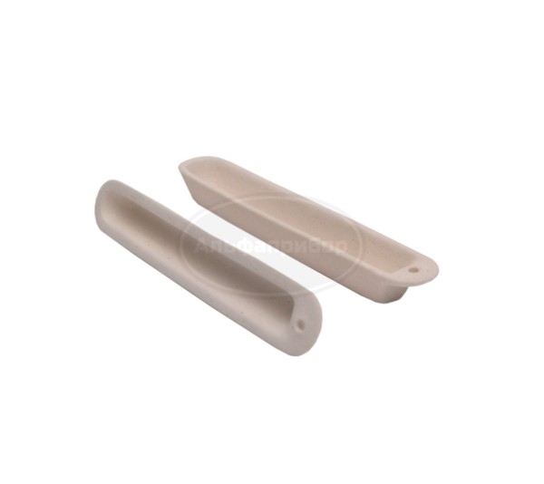 Лодочка сжигания фарфоровая №2 с отверстием в ушке (85х14 мм)