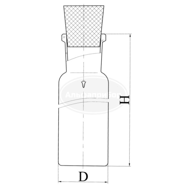 Пробирка, эскиз 2-1014-02