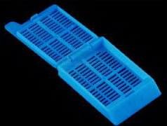 Гистологические кассеты с крышкой, голубые (250 шт.)