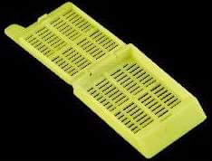 Гистологические кассеты с крышкой, желтые (250 шт.)