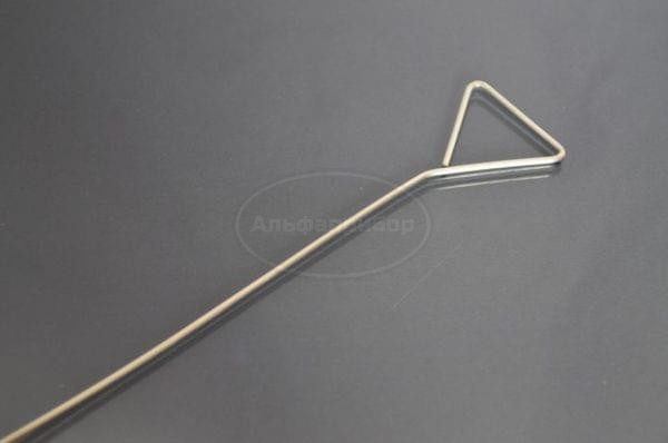 Шпатель бактериологический Дригальского, металлический