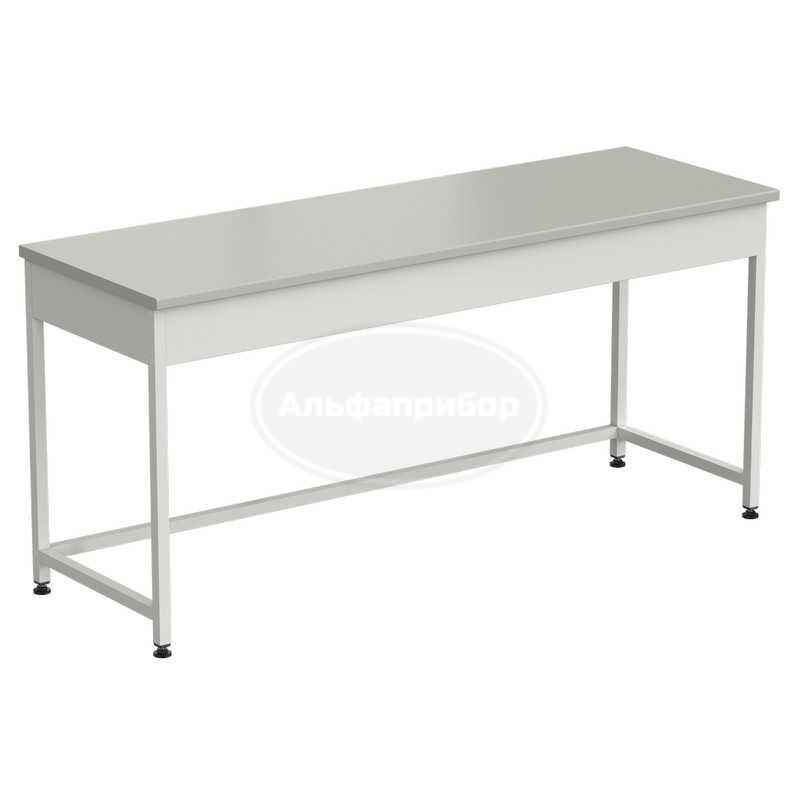 Стол приборный упрощенный 1800x600x850 мм, раб. поверхность - серый ламинат