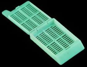 Гистологические кассеты с крышкой, зеленые (250 шт.)