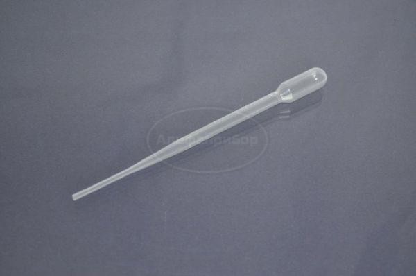 Пипетка Пастера 3 мл 155 мм, градуированная, нестерильная (500 шт.)