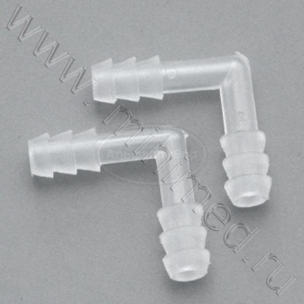 Переходник Г-образный, наружный диаметр 4мм, п/п, Kartell, упаковка 10шт