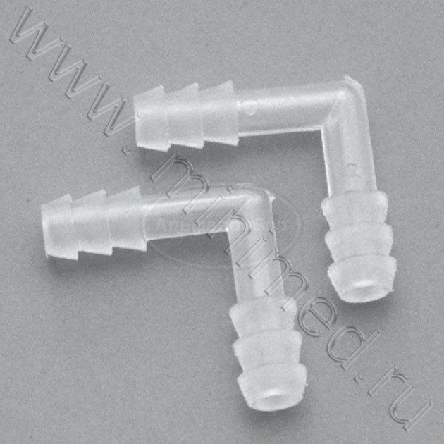 Переходник Г-образный, наружный диаметр 4мм, п/п, Kartell, упаковка 10шт