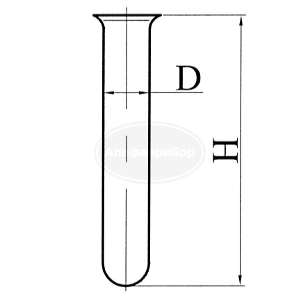 Пробирка П1 14*65 Флоринского ГФ 7.350.454-01