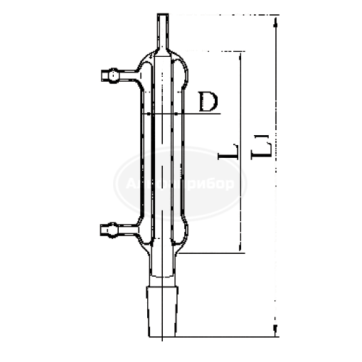 Холодильник водяной, эскиз 5-360