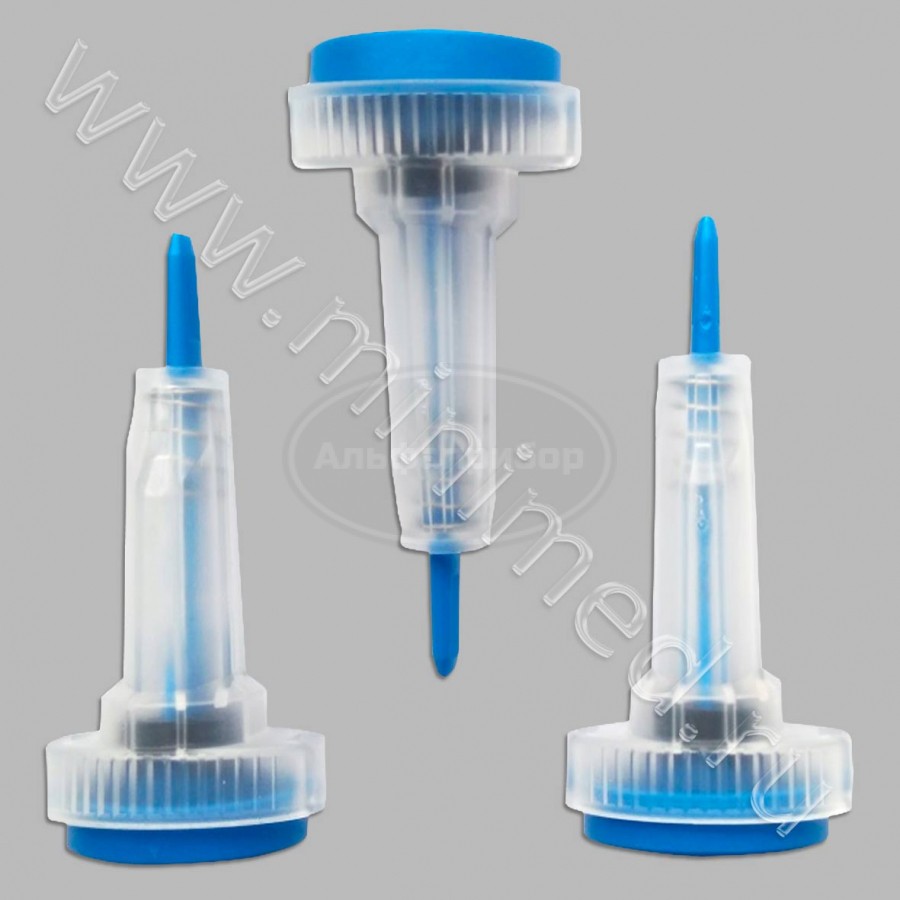 Ланцет Prolance Low Flow, глубина прокола 1,4мм, игла 25G, синий, упаковка 200шт