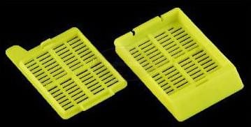Гистологические кассеты с крышкой, разборные, желтые (500 шт.)