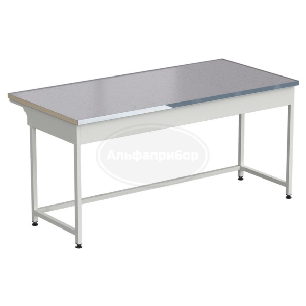 Стол приборный упрощенный 1800x850x850 мм, раб. поверхность - монолитный керамогранит