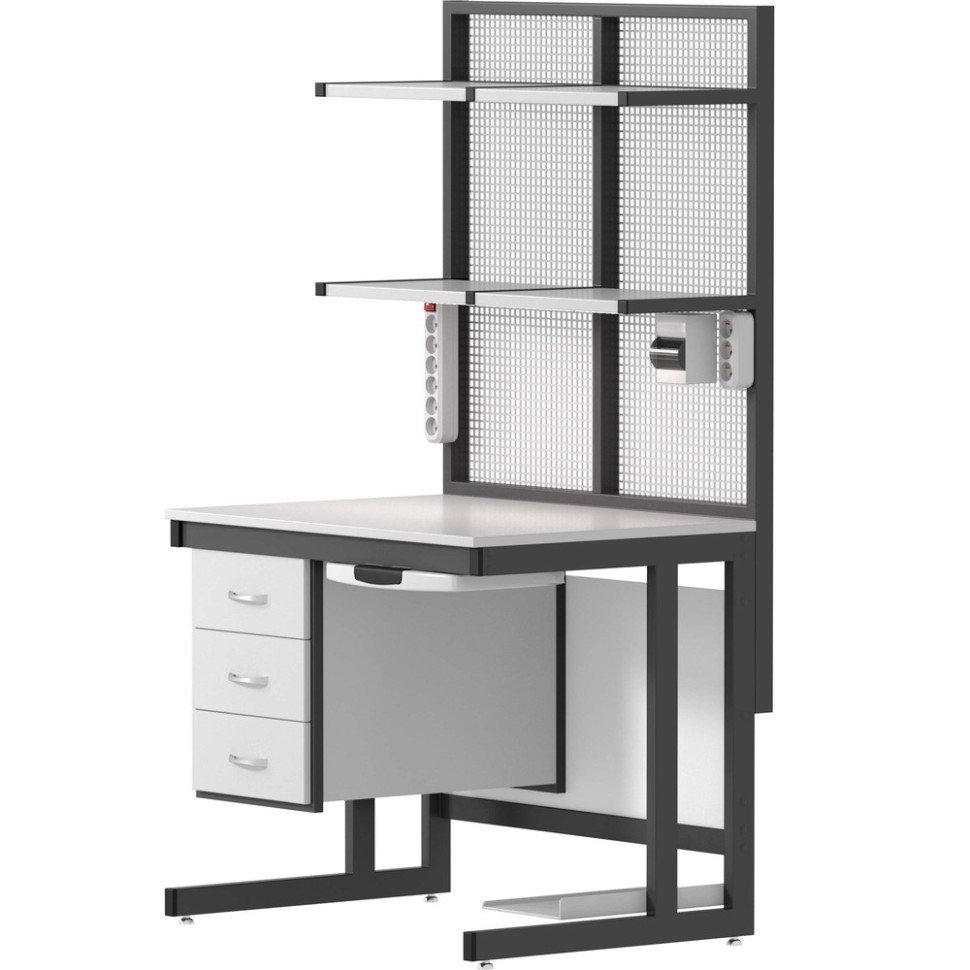 СР-90.64.76.ПЛС  Стол лабораторный радиомонтажный