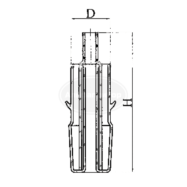 Затвор низкий ЗН-29/32 ГОСТ 25336-82