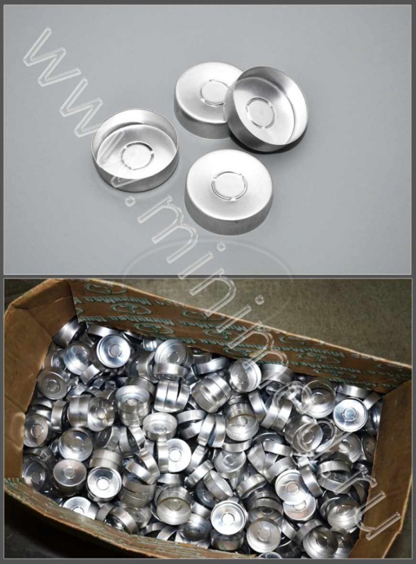 Колпачок алюминиевый 12А20 (К-2-20) для пенициллиновых флаконов, упаковка 20 тыс.шт