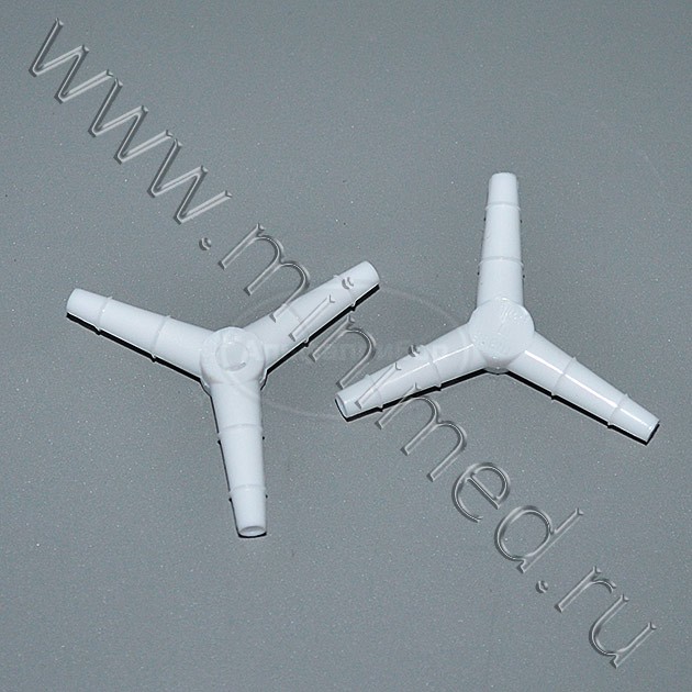 Переходник Y-образный 120°, наружный диаметр 6/7/8, п/п, Kartell, упаковка 10шт