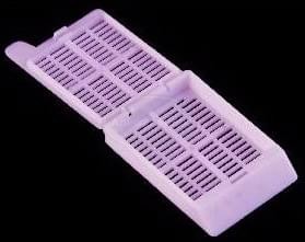 Гистологические кассеты с крышкой, розовые (250 шт.)