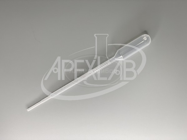 Пипетка Пастера 1 мл 145 мм, градуированная, стерильная в индивидуальной упаковке (500 шт.)