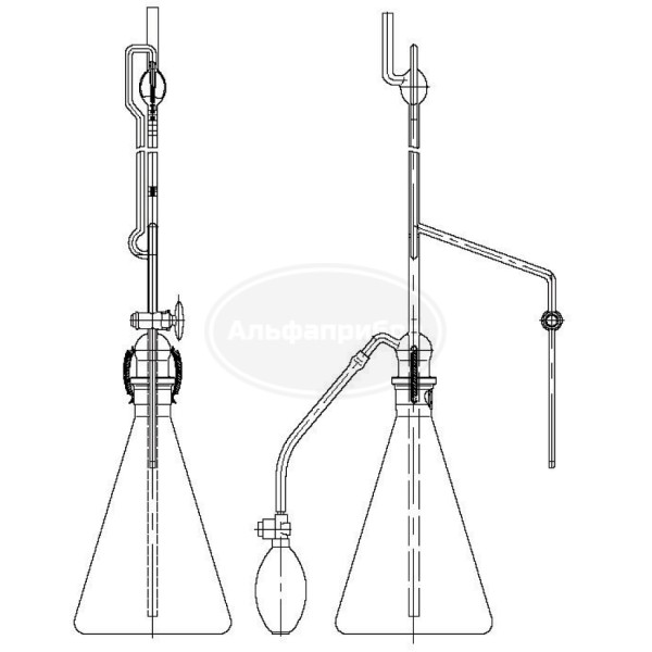 Микробюретка 10мл ТУ 25-11.1494-79