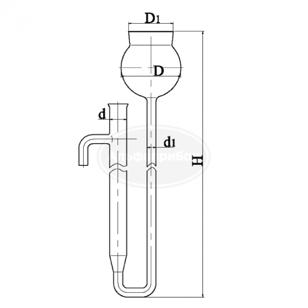 Колонка адсорбционная, эскиз 5-299